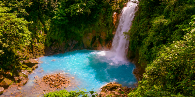 Foto de cachoeira em Costa Rica