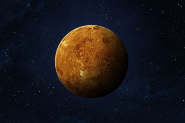Planeta Vênus no meio do Universo