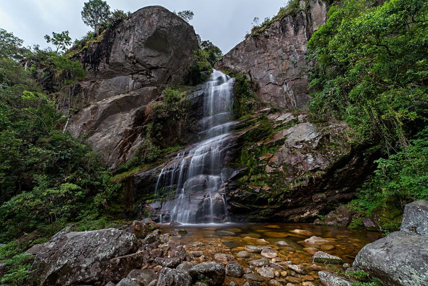 Cachoeira em Serra dos Orgaos National Park.